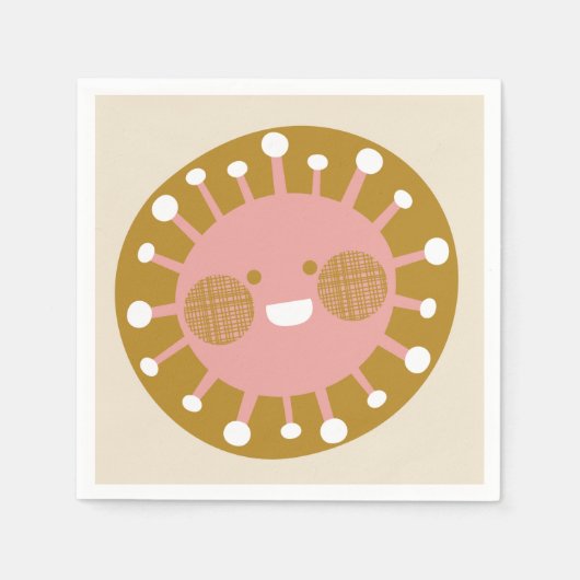 Gute Sonne Serviette (Vorderseite)