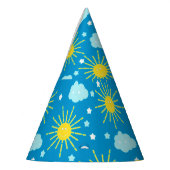 Gute Sonne, Wolken und Sterne Partyhütchen (Links)
