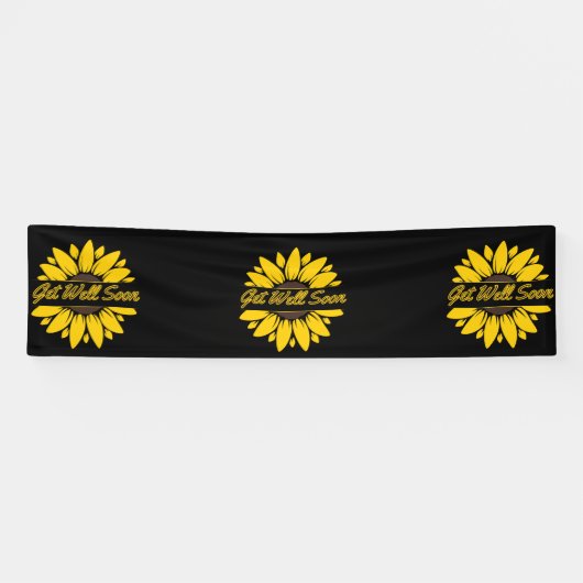 Gute Sonnenblume 2.5x10 Vinyl Banner (Horizontal)
