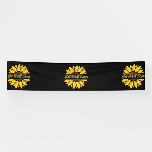Gute Sonnenblume 2.5x12 Vinyl Banner (Horizontal)