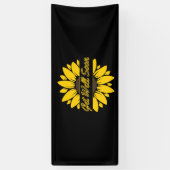 Gute Sonnenblumen 2.5x6 Vinyl Banner (Vertikal)