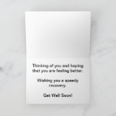 Gute Sonnenblumen Karte (Innenseite)