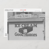 Gute Späße Eiscreme LKW Postkarte (Vorne/Hinten)