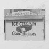 Gute Späße Eiscreme LKW Postkarte (Vorderseite)