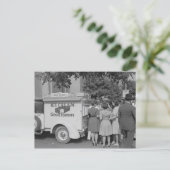 Gute Späße Eiscreme LKW Postkarte (Stehend Vorderseite)