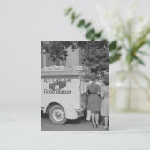 Gute Späße Eiscreme LKW Postkarte (Stehend Vorderseite)