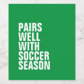 Gute Sportpaare Weinetikett (Einzelnes Label)