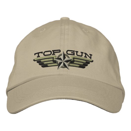 Gute Star Abzeichen Pilot Wings Bestickte Kappe (Vorderseite)