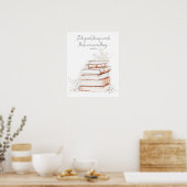 Gute Starke Wörter Buch Poster | Louisa May Alcott (Küche)