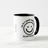 Gute Stimmung - Eine MisterP-Tasse Tasse (VorderseiteRechts)