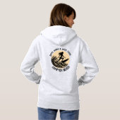 Gute Stimmung & Hochwasser Damen Hoodie (Schwarz voll)