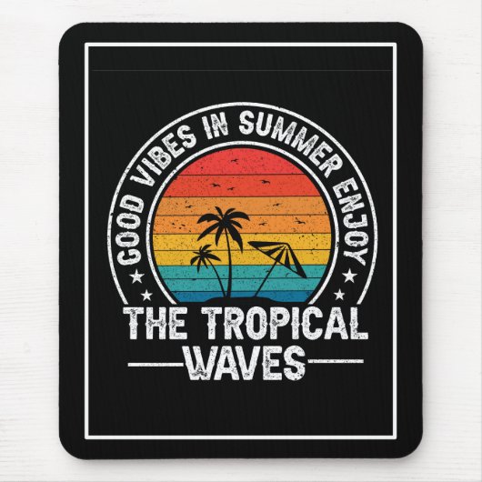 Gute Stimmung im Sommer genießen das Tropical-6677 Mousepad (Vorne)