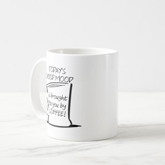 Gute Stimmung Kaffee Funny Mug Kaffeetasse (Vorderseite Links)