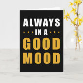 Gute Stimmung Karte (Gelbe Blume)