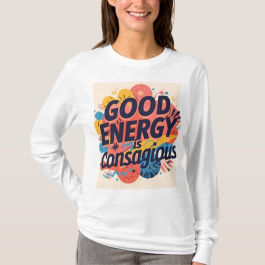 gute Stimmung T-Shirt (Vorderseite)