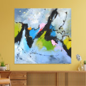 Gute Stunde Leinwanddruck (Insitu (Wohnzimmer))