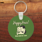 Gute Stunde: Trinken, bis er Niedlich ist Schlüsselanhänger (Vorderseite)