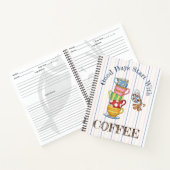 Gute Tage beginnen mit Kaffee Notizblock (Innenseite)
