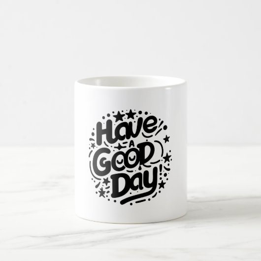 Gute Tage Kaffeetasse (Mittel)