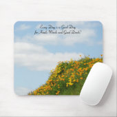 Gute Tagesmousepads Gute Worte Mousepad (Mit Mouse)