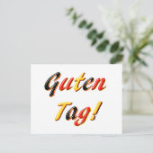 Gute Tagespostkarte Postkarte (Stehend Vorderseite)