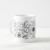 Gute Tidings-Feiertags-Tasse Kaffeetasse (Vorderseite Links)