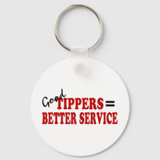 Gute Tipper= besserer Service Schlüsselanhänger