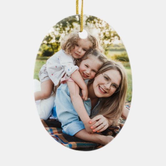 Gute Tipps für Komfort und fröhliches grünes Foto Keramik Ornament (Hinten)