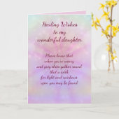 Gute Tochter Karte (Gelbe Blume)