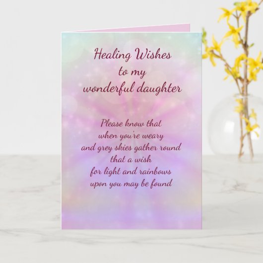 Gute Tochter Karte (Gelbe Blume)