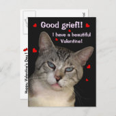 Gute Trauer Valentinstag Postkarte (Vorne/Hinten)