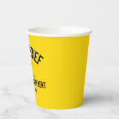 Gute Trauerkunde Pappbecher (Links)