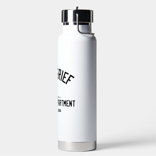 Gute Trauerkunde Trinkflasche (Links)