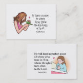 Güte-u. FriedensFlüstern Visitenkarte (Vorne/Hinten)