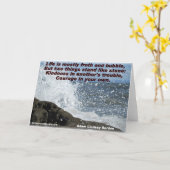 Güte-u. Mut-Gruß Karte (Gelbe Blume)