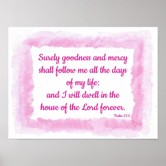 Güte und Gnade Poster (Vorne)