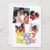 Gute und helle Familie 4 Fotocollage Weihnachten (Vorderseite)