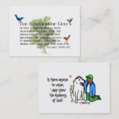 Güte-und Königreich-Flüstern Visitenkarte (Vorne/Hinten)