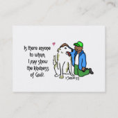 Güte-und Königreich-Flüstern Visitenkarte (Rückseite)