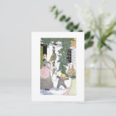 Gute und schlechte Besucher Postkarte (Stehend Vorderseite)