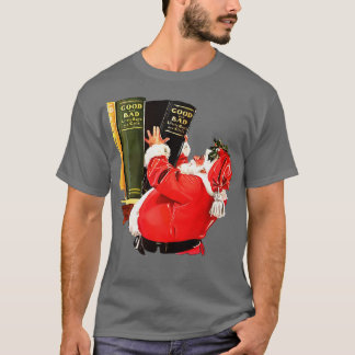 Gute und schlechte Listen Weihnachts Spaß Vector A T-Shirt