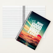 GUTE VIBEN ZU EINEM HABIT MACHEN | SpiralNotebook Notizblock (Innen)