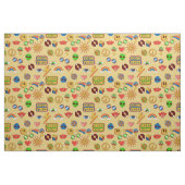 gute vibes alien groovy pop art 1970er stoff (Fat Quarter (45,7 x 55,9 cm))