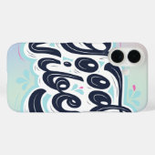 Gute Vibes Ästhetik Handgeschriebene Typografie Te Case-Mate iPhone Hülle (Rückseite (Horizontal))