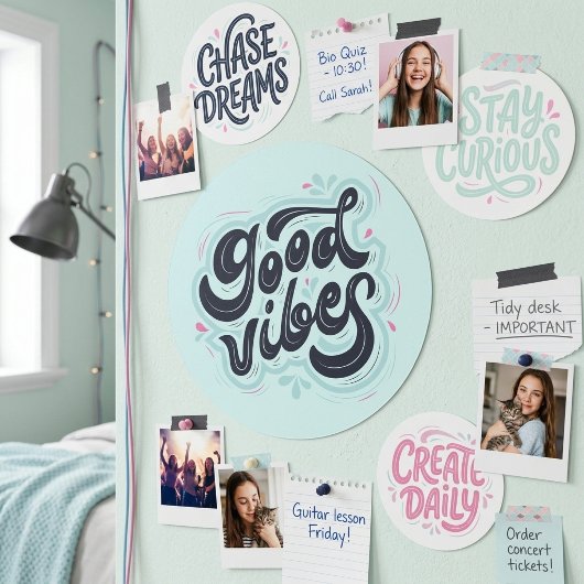 Gute Vibes Aufkleber