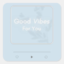 'Gute Vibes' Aufkleber