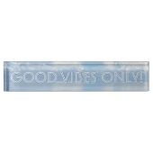 Gute Vibes! Beach Vibes! Schreibschild! Namensplakette (Vorderseite)