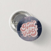 Gute Vibes Button (Vorne & Hinten)