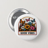 Gute Vibes Button (Vorne & Hinten)