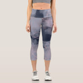 Gute Vibes Capri Leggings (Vorderseite)